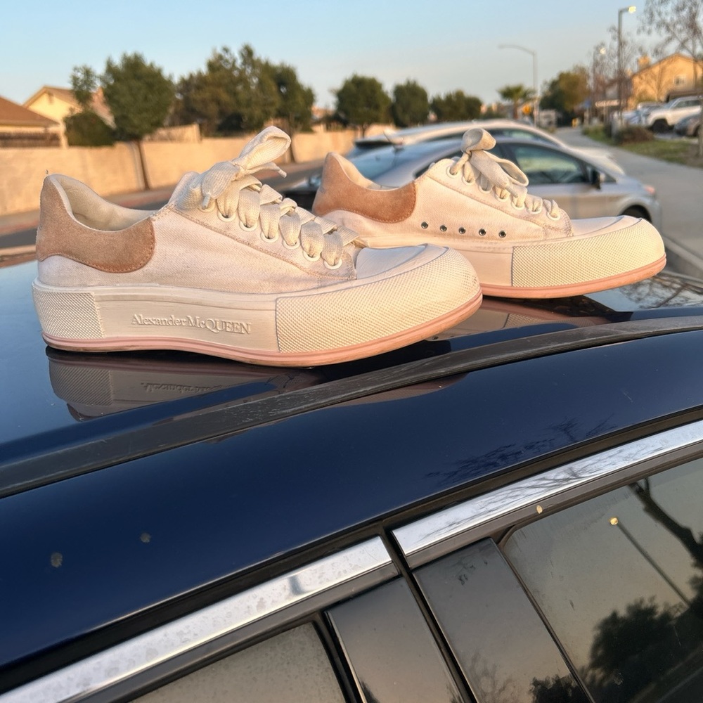 Rare Pink Alexander Mcqueen Shoes Size 10 US Men Condition 7/10